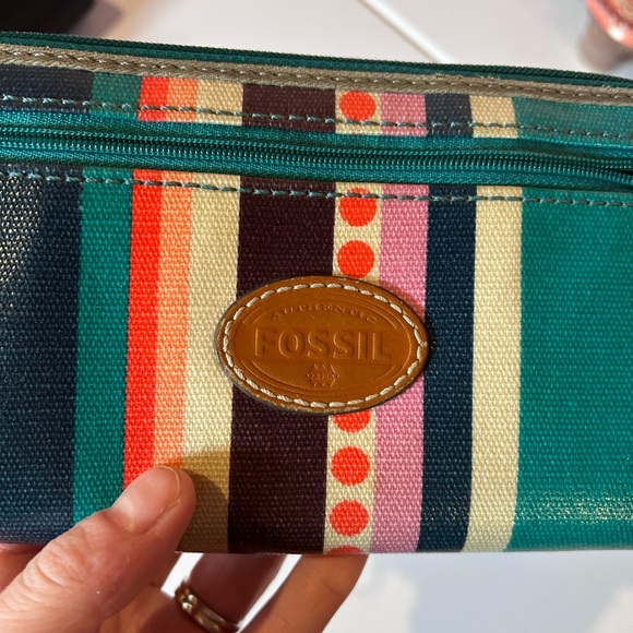 Fossil Multicolor Striped Wallet - Picture 2 of 7